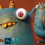 Creating a Cute Character in Maya and Photoshop